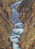 Erosion Yellowstone river